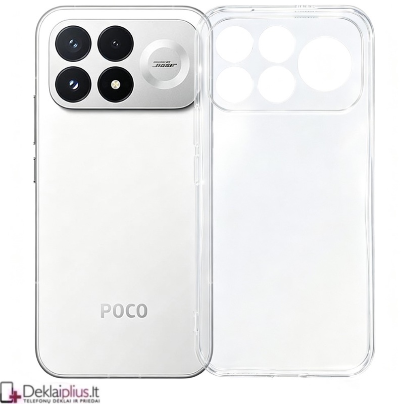 Silikoninis ploniausias,lengviausias dėklas - permatomas (Xiaomi Poco F9 Pro) Silikoninis ploniausias,lengviausias dėklas - permatomas (Xiaomi Poco F9 Pro)